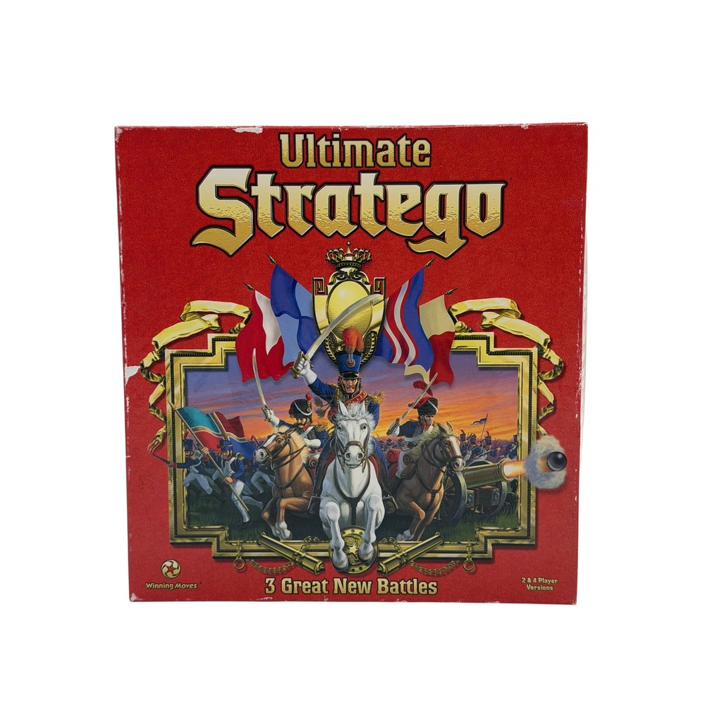 Winning Moves Ultimate Stratego Board Game Deluxe Edition 1997 Vintage Complete